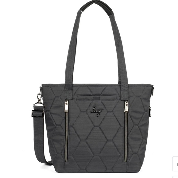 Lug Rally Tote Bag in Brushed Grey - Picture 1 of 7